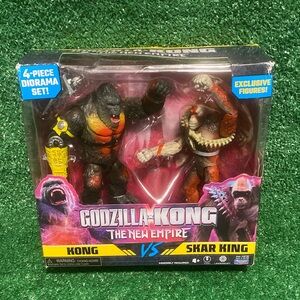 New in box Godzilla x Kong The new Empire 4-diorama set exclusive action figures